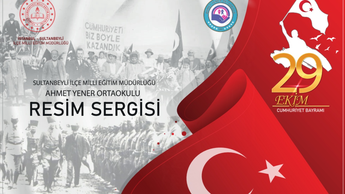 29 Ekim Cumhuriyet Bayramı İlçe Milli Eğitim Müdürlüğü Resim Sergimiz